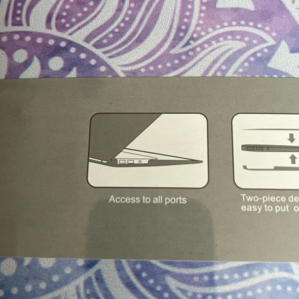NWOT hard shell case for MacBook Air 13.